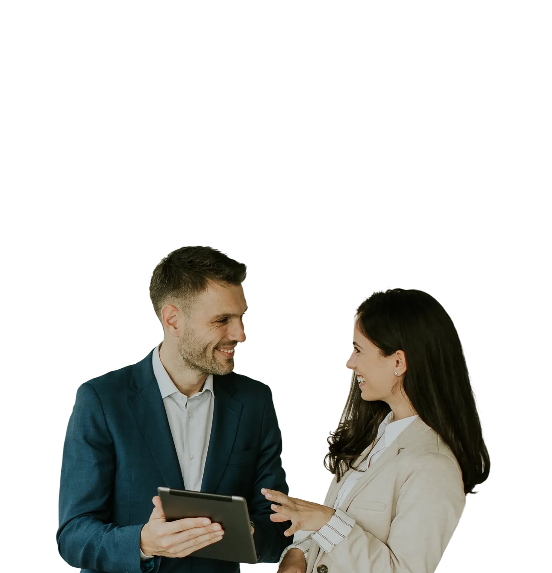 Profesionales discutiendo un caso